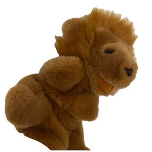 Gund Lion Puppet Plush Stuffed Animal 11" Vintage 1985